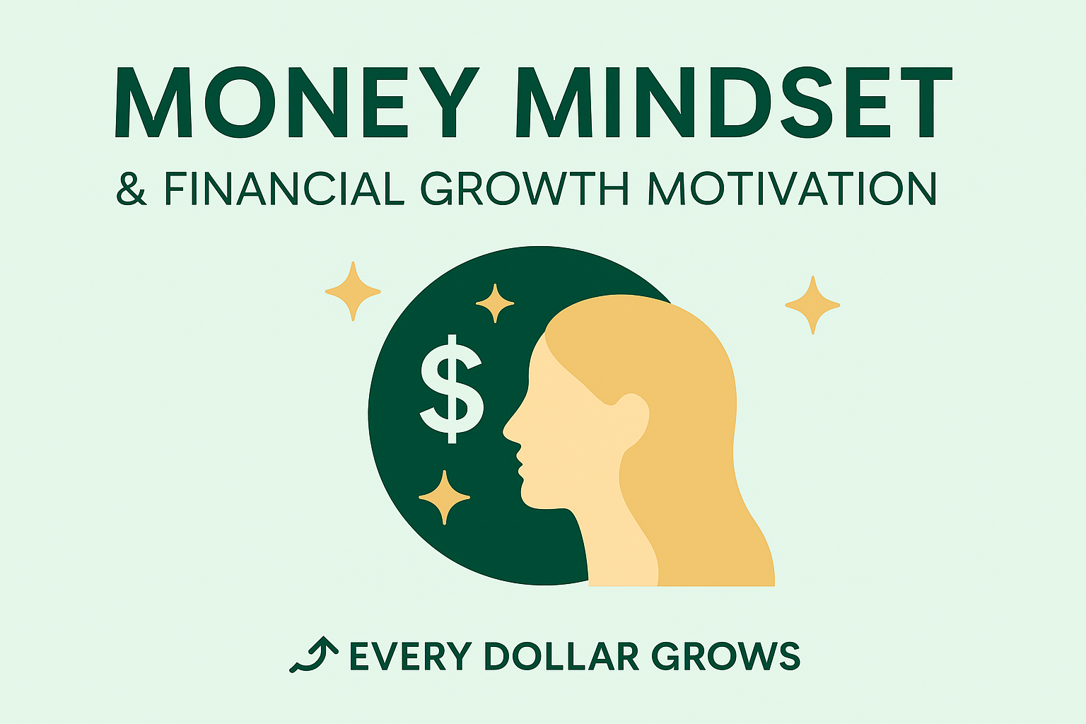 Money mindset and financial growth motivation from Every Dollar Grows