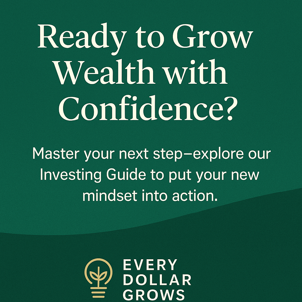Every Dollar Grows banner encouraging smart investing