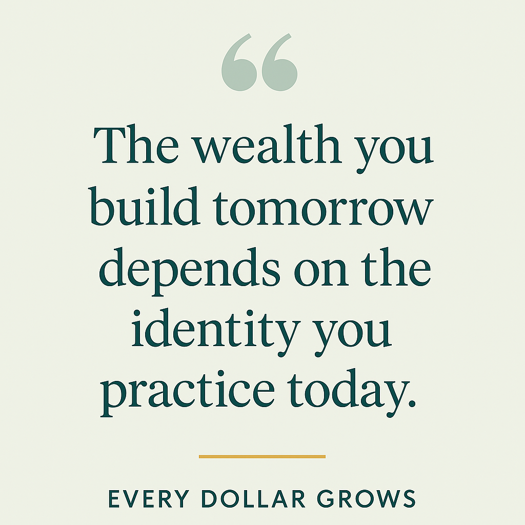 Visualization of long-term wealth identity and habits