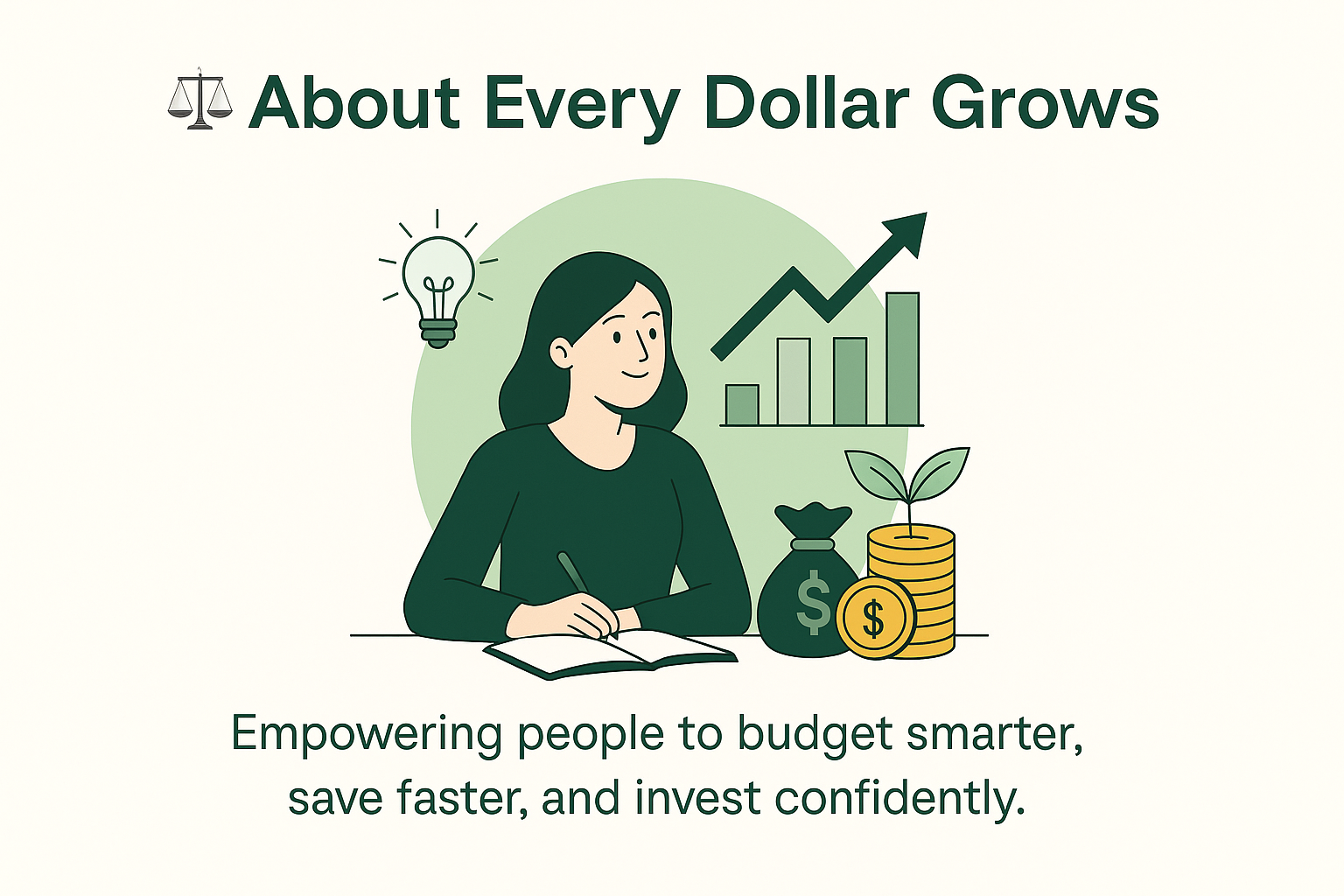About Every Dollar Grows personal finance education website