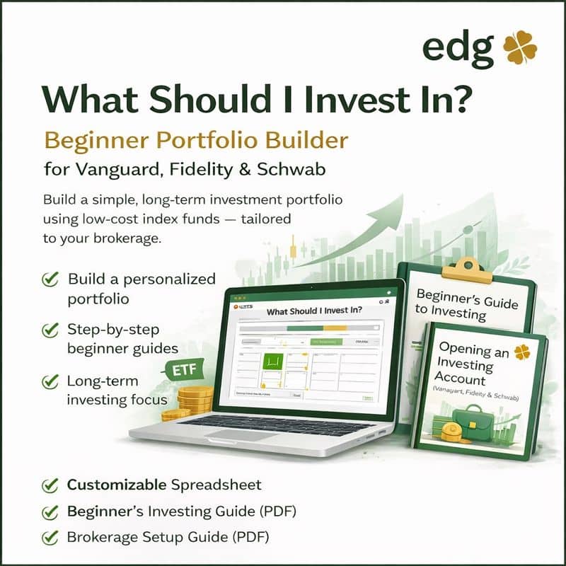 Every Dollar Grows beginner portfolio builder tool for ETF and index fund investing