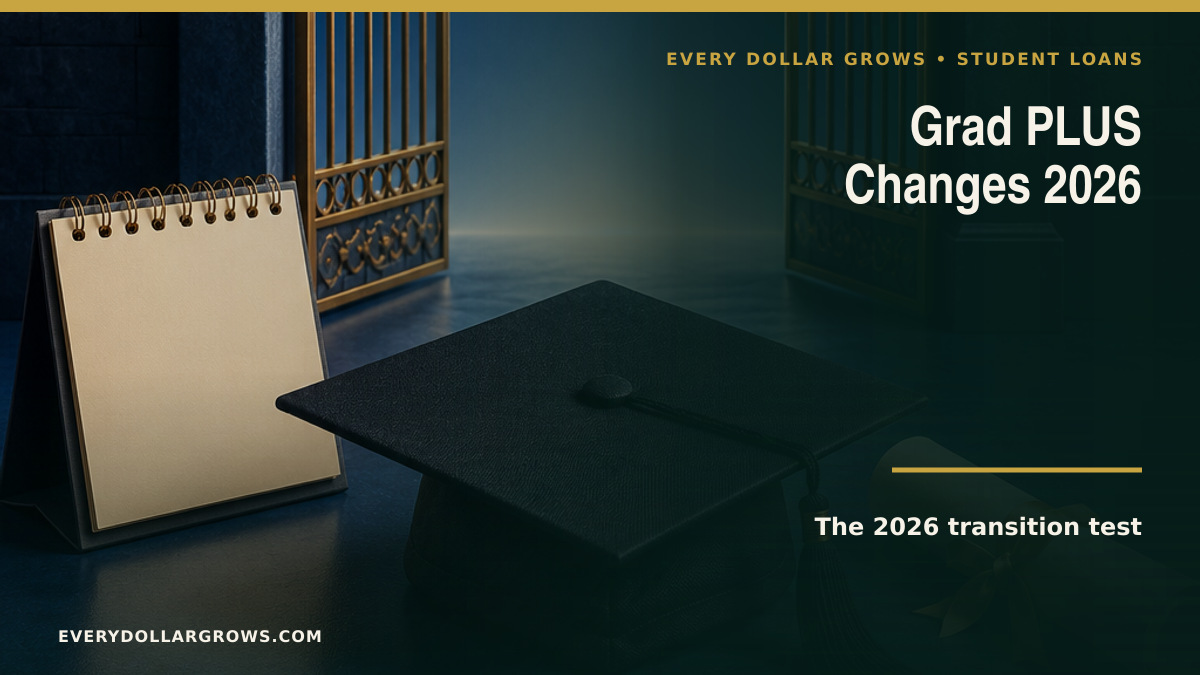 Grad PLUS changes for 2026 showing program end, limited transition exception, continuous enrollment, and new graduate limits