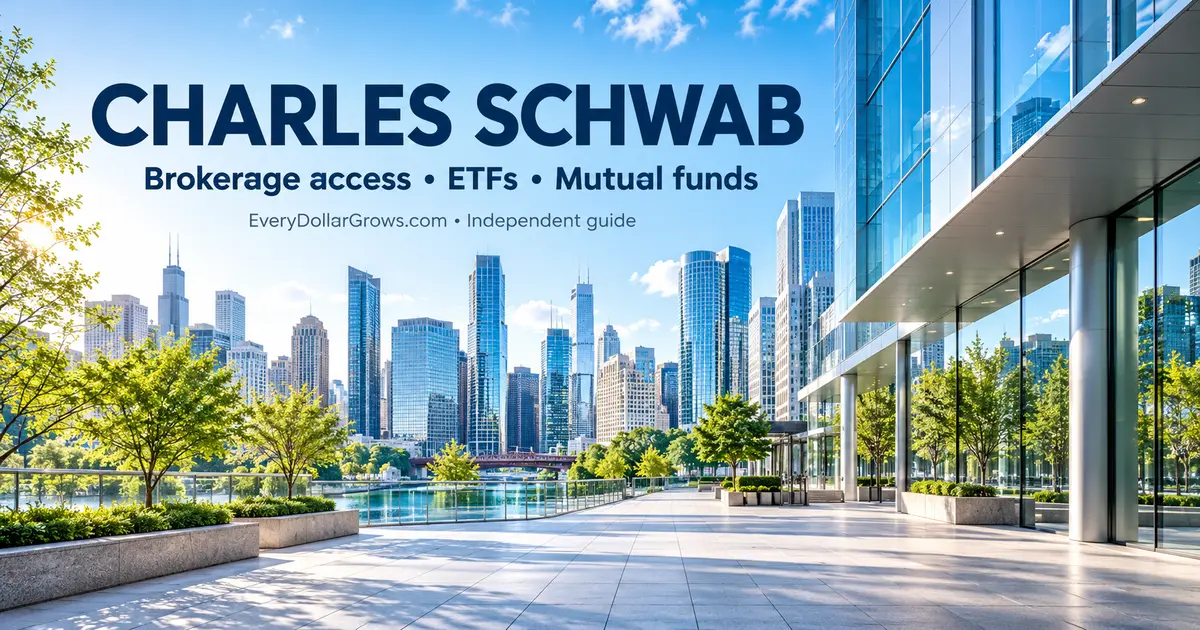 Schwab ETFs and mutual funds guide comparing Schwab-managed funds, brokerage access and investment roles